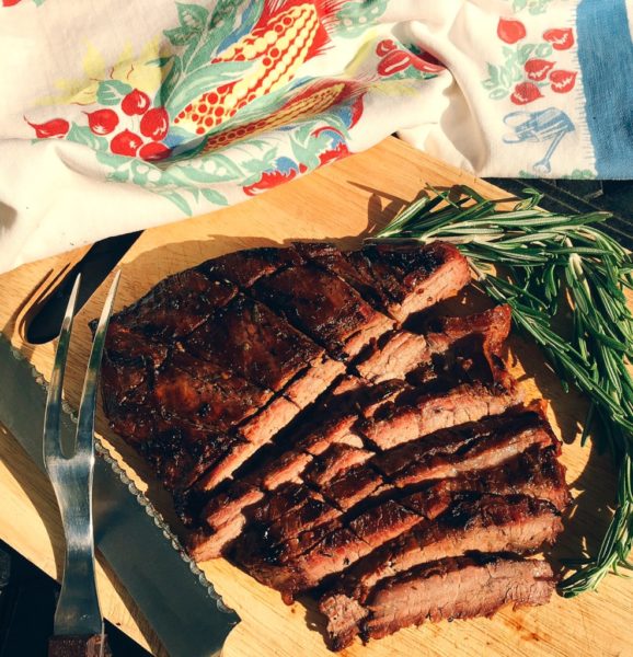 Grilled Rosemary Flank Steak Easy Meal Its Thyme Cook