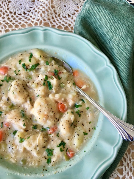 Grandma’s Chicken Dumpling Soup - Its Thyme 2 Cook