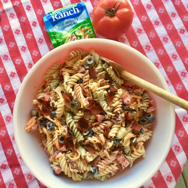 Bacon Ranch Pasta Salad Easy Summer Side! Its Thyme 2 Cook