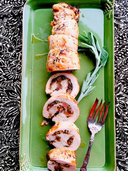 Turkey Roulade With Mushroom Pancetta Stuffing Its Thyme Cook